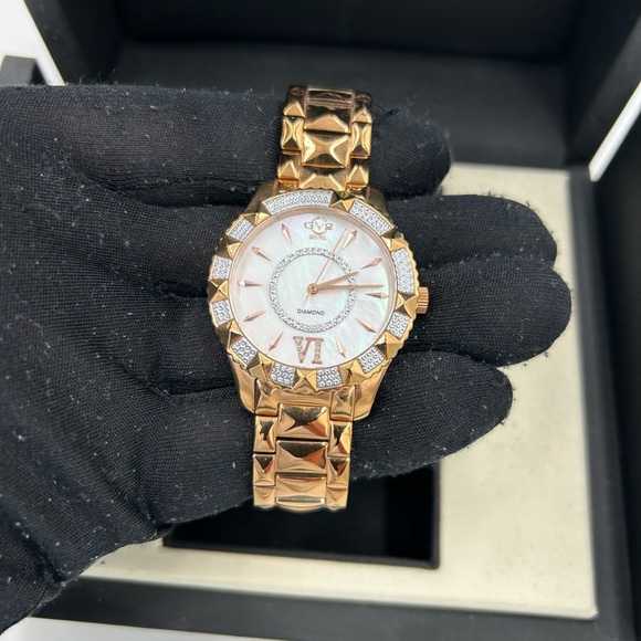 Women\'s GEVRIL GV2 Venice, diamond quartz 39 mm watch NWT main image 7